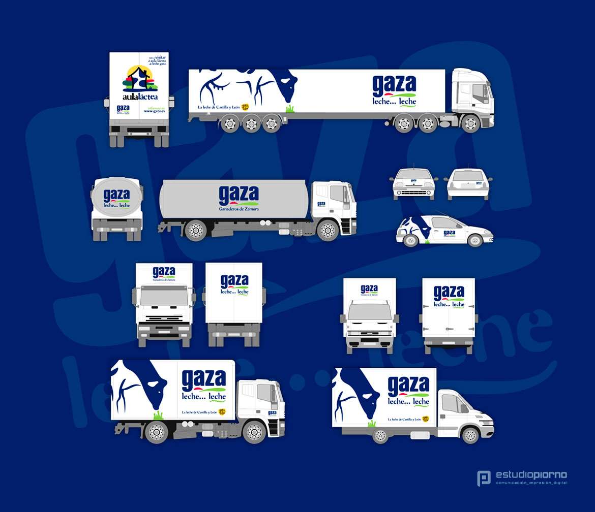 Diseño de vehículos para Leche Gaza